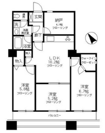 晴海ビュータワー（晴海アイランドトリトンスクエアビュータワー） 23階 間取り図