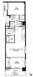 カナーリス月島 506 間取り図