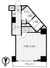 Feel A 渋谷 2階 間取り図