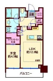 グローバルフロントタワー 9階 間取り図