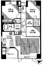 アクシルコート銀座イースト 8階 間取り図