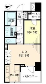 フォルム四谷外苑東 9階 間取り図