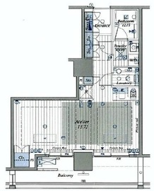 アクシア麻布 5階 間取り図