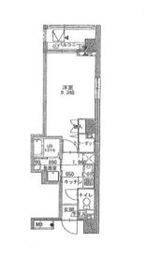 エスポワール赤坂 701 間取り図