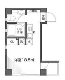 パークレジデンス芝公園 401 間取り図