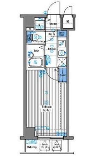 グランド・ガーラ三田 4階 間取り図