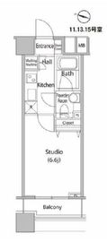ファーストリアルタワー新宿 7階 間取り図