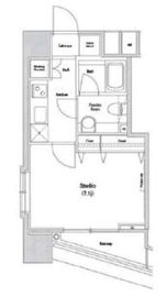 ファーストリアルタワー新宿 1307 間取り図