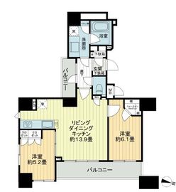 リビオ東京コアプレイス 10階 間取り図