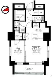 ザ・パークハウスアーバンス御成門 8階 間取り図