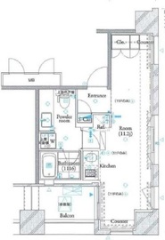 ザ・タワー芝浦 6階 間取り図