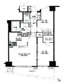 パークハウスアバンシス 8階 間取り図