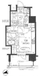 アトラス新宿左門町 8階 間取り図