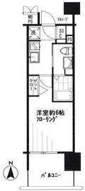 エステムプラザ芝公園 10階 間取り図