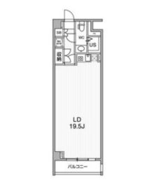 六本木デュープレックスエムズ 207 間取り図