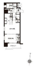 レジディア御茶ノ水 902 間取り図