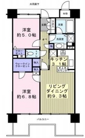 グランベルク芝公園 5階 間取り図