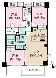 アトラス新宿河田町ヒルズ 5階 間取り図