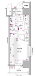 ガーラ・プレシャス代々木上原 10階 間取り図