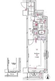 ガリシア菊川エストゥディオ 1階 間取り図