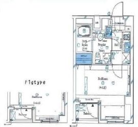 ガリシア菊川エストゥディオ 1階 間取り図