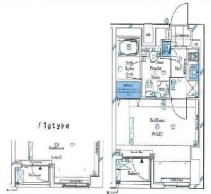ガリシア菊川エストゥディオ 2階 間取り図