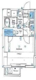 ガリシア菊川エストゥディオ 2階 間取り図