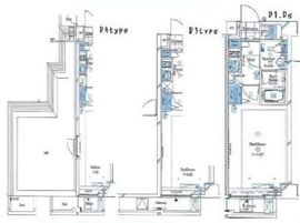 ガリシア菊川エストゥディオ 4階 間取り図