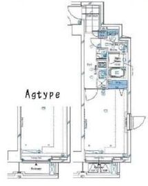 ガリシア菊川エストゥディオ 2階 間取り図