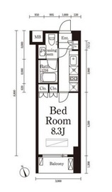 パークキューブ春日安藤坂 303 間取り図