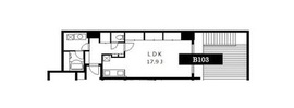 ルジェンテ赤坂 103 間取り図