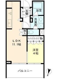 ブリリア神楽坂id 4階 間取り図