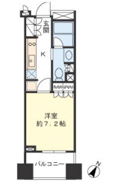 ブリリア神楽坂id 10階 間取り図