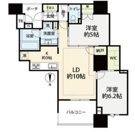 ドゥ・トゥール 12階 間取り図