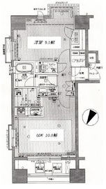 カテリーナ代々木プレイス 6階 間取り図