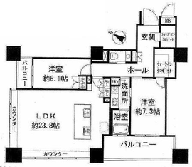 ガレリアグランデ 4階 間取り図