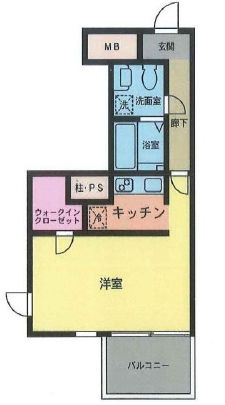 アゼリアテラス新宿 3階 間取り図