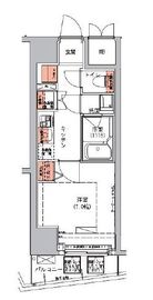 ハーモニーレジデンス三田 1202 間取り図