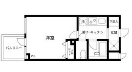 プライムアーバン飯田橋 806 間取り図