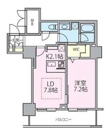 ロイヤルパークスタワー南千住 807 間取り図