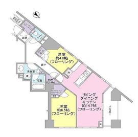 パークホームズ人形町 8階 間取り図