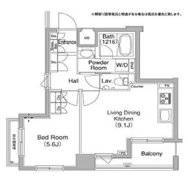 コンフォリア西早稲田 1104 間取り図