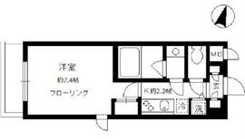 ラ・グランドゥール白金 406 間取り図