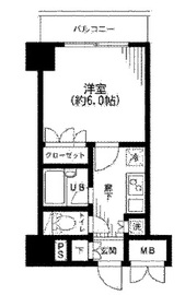 KDXレジデンス日本橋箱崎 1002 間取り図