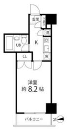 ハイリーフ芝大門 503 間取り図