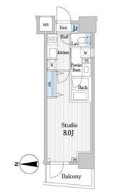 オークスクエア本郷 204 間取り図