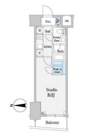 オークスクエア本郷 203 間取り図