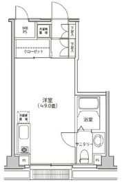 カスタリア都立大学 402 間取り図