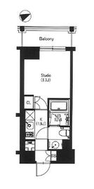 エスティメゾン中野 602 間取り図