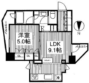 パークコート広尾ヒルトップレジデンス 3階 間取り図